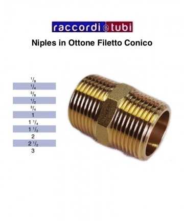MESSING CONICAL THREADED...