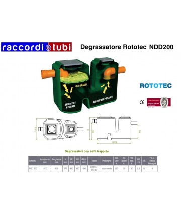 DEGRASSATOR NDD200 ROTOTEC