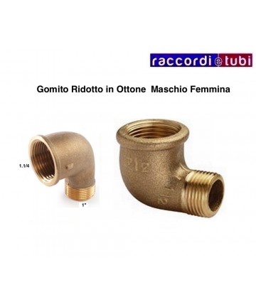 REDUZIERTER BRASS-ECKVENTIL...