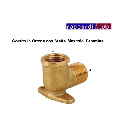 MESSINGBIEGUNG MIT FLANSCH...