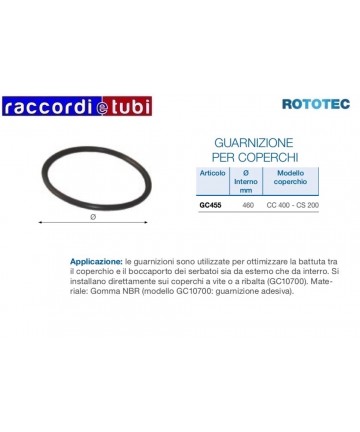 GUMMIDICHTUNG FÜR DECKEL...