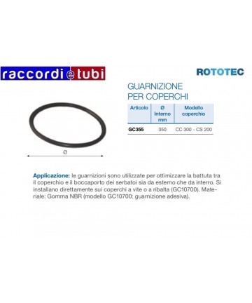 GUMMI-DICHTUNG FÜR DECKEL...