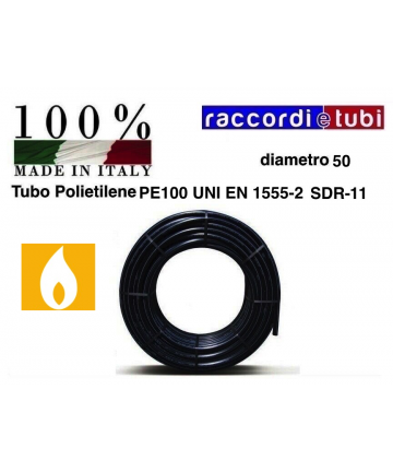 POLYETHYLENE GAS TUBE 50...