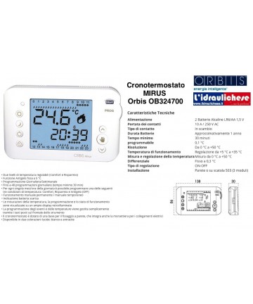 CRONOTERMOSTAT ORBIS MIRUS...