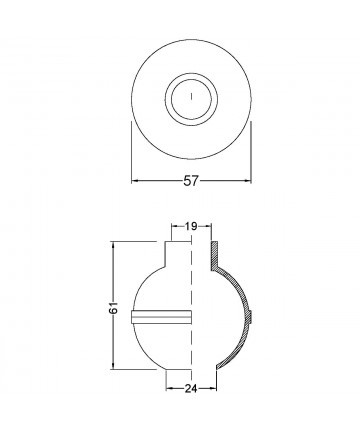 FORMEN GUMMI-DICHTUNG 57X19