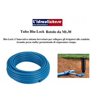 BLAUER LOCKSCHLAUCH ROLLE...