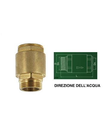 RÜCKSCHLAGVENTIL MÄNNLICH...