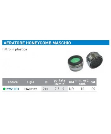 HONEYCOMB-AERATOR M D.24x1''