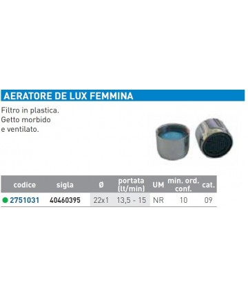 AERATORE DL F D.22x1'' CR