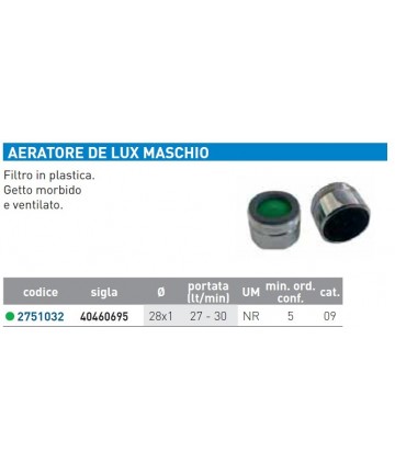 AERATORE DL M D.28 x1'' CR