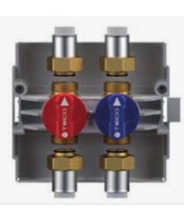 WANDMONTIERTER DOPPELTAPFEN...