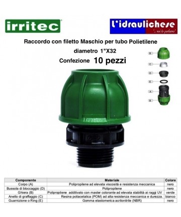 MALE CONNECTO VERBINDUNG...