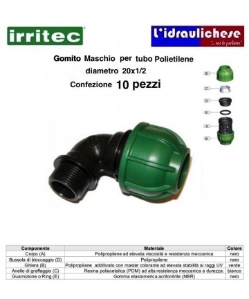 MALE ELBOW A COMPR.CONNECTO...