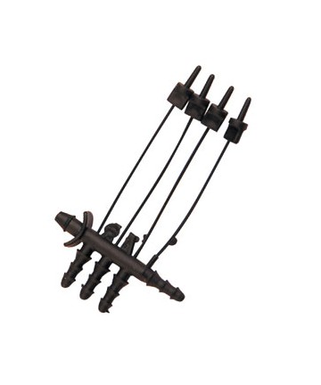 SCHLAUCHHALTER MIT 4...