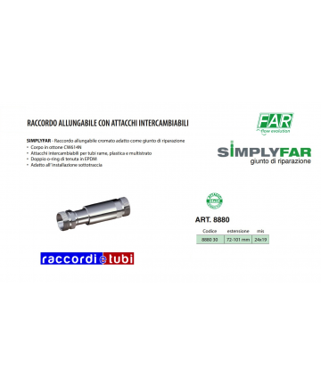 VERLÄNGERBARER ANSCHLUSS...