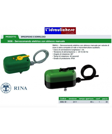 SERVOCOMANDO FAR 24V PER...