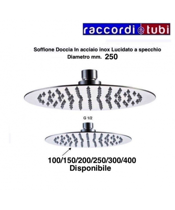 SOFFIONE IN ACCIAIO INOX...
