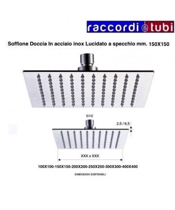 QUADRATISCHER DUSCHKOPF...
