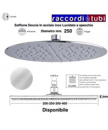 DUSCHKOPF AUS EDELSTAHL...