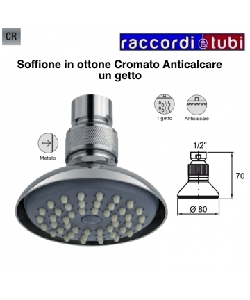 DUSCHKOPF AUS BRASS TORINO...