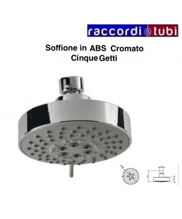 DUSCHKOPF AUS CHROMATIERTEM...