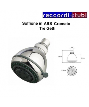 DUSCHKOPF AUS VERCHROMTEM...