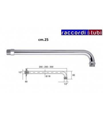 DUSCHARM AUS MESSING LÄNGE...