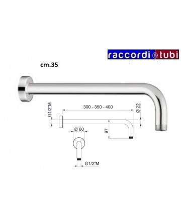 BRACCIO DOCCIA IN OTTONE...