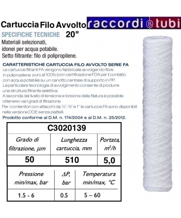 10" FILTERKARTUSCHE MIT...