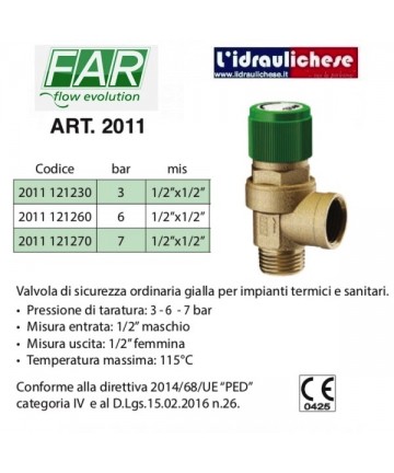 VALVOLA DI SICUREZZA 3 BAR...