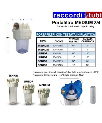 FILTERNBEHÄLTER 3/4 ZOLL...