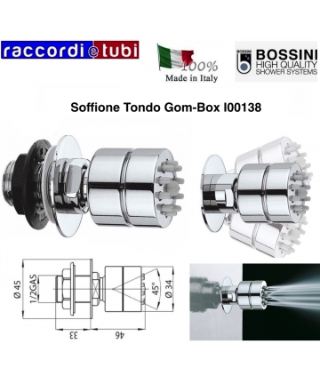 BOSSINI DUSCHKOPF MIT 1/2"...