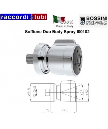 DUSCHKOPF BOSSINI MIT...