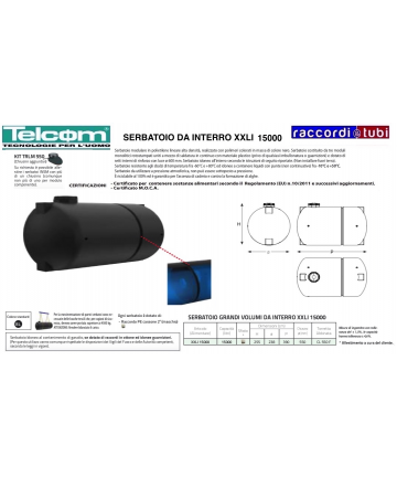 TELCOM SERBATOIO XXLI15000