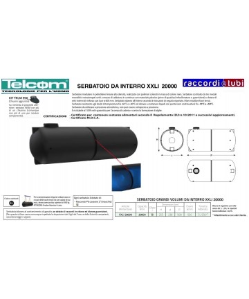 TELCOM SERBATOIO XXLI20000