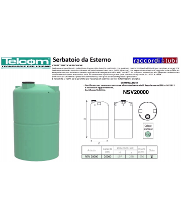 TELCOM SERBATOIO NSV20000