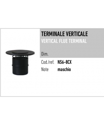 TERMINALE VERTICALE DIAM.80...