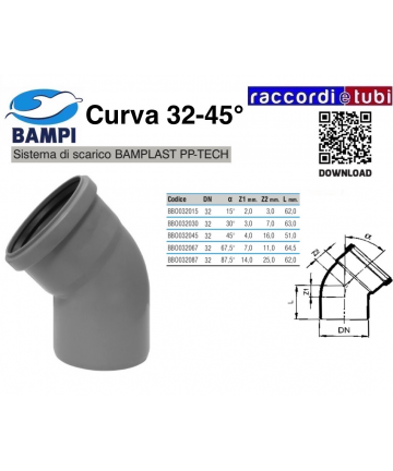 KURVE A ANSCHLUSS PP-H/MC...