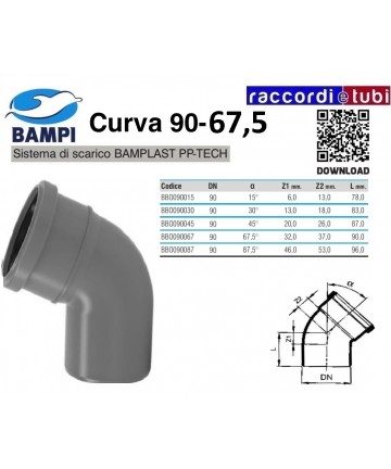 PP-H/MC ANSCHLUSS-BEUGUNG Ø...