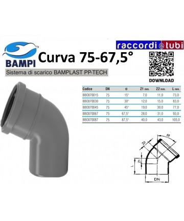 BIEGEN MIT PP-H/MC 75-67,5°