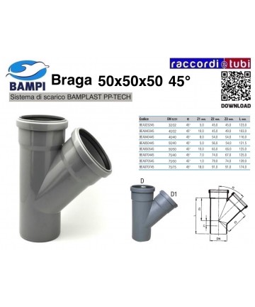 BRAGA MIT PP-H/MC ANSCHLUSS...