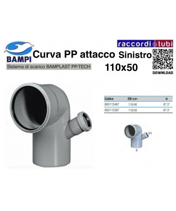 LINKSDREHEN PP-H/M 110X50