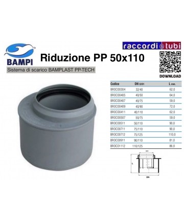 RIDUZIONE A INNESTO PP-H/MC...