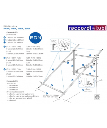 EDN-Rahmen für flache...