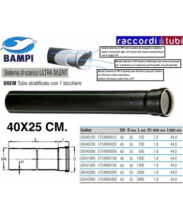 TUBO PP-ULTRA SILENT 1...