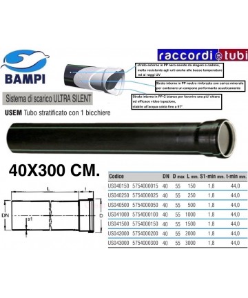 TUBO PP-ULTRA SILENT 1...