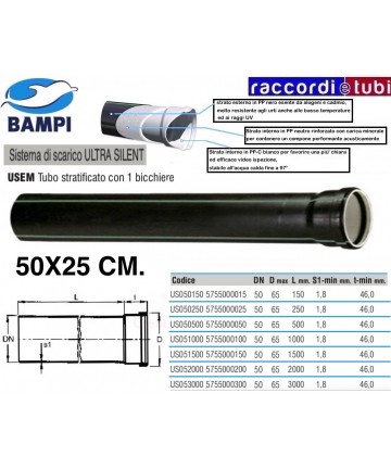 TUBO PP-ULTRA SILENT 1...