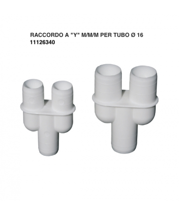 RACCORDO A Y M/M/M X TUBO D.16