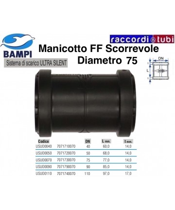 MANSCHETTE MIT FF 75 ULTRA...