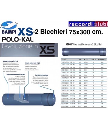 TUBO XS 101969 2 BECHER...